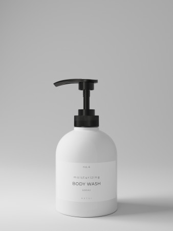 no.4 body wash - white - pumpe 