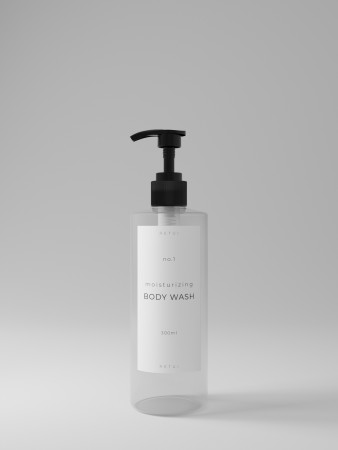 no.1 body wash - clear - pumpe