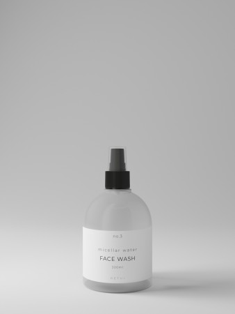 no.3 face wash - clear - spray