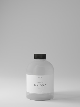 no.4 dish powder - clear - kork