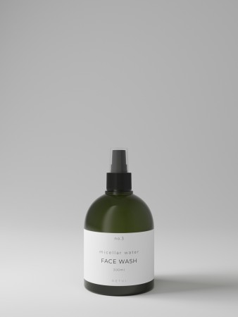 no.3 face wash - olive green - spray