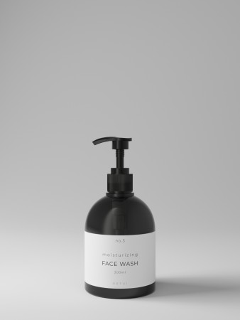 no.3 face wash - smoke - pumpe